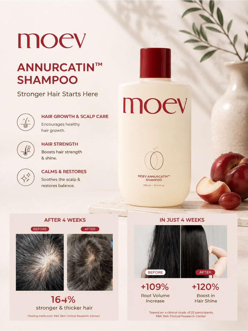 Korean Moev Annurcatin Shampoo 300ml in box